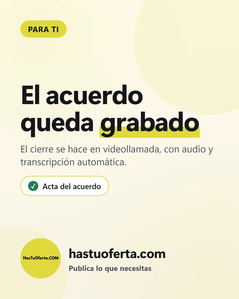 Pieza 5 de la campaña de Has Tu Oferta