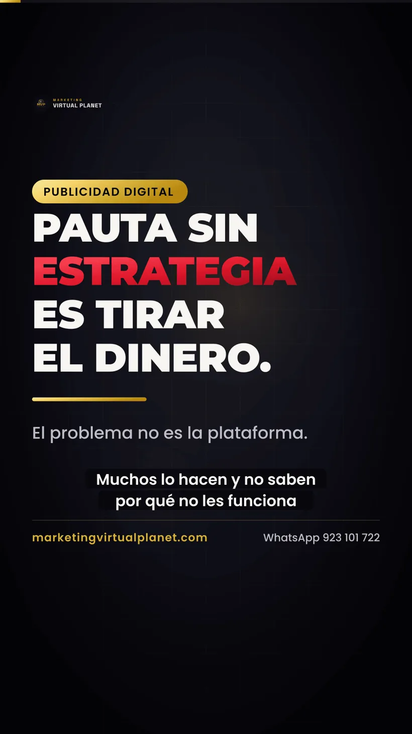 Pieza 4 de la campaña de Marketing Virtual Planet