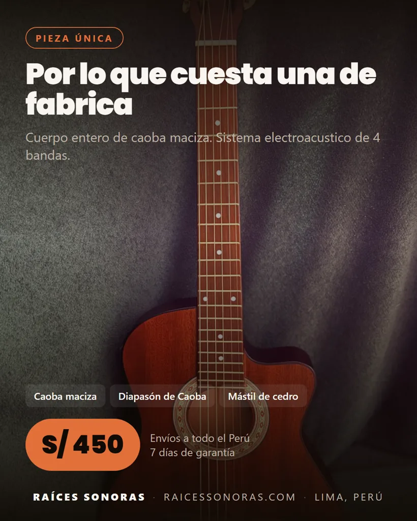 Pieza 2 de la campaña de Raíces Sonoras