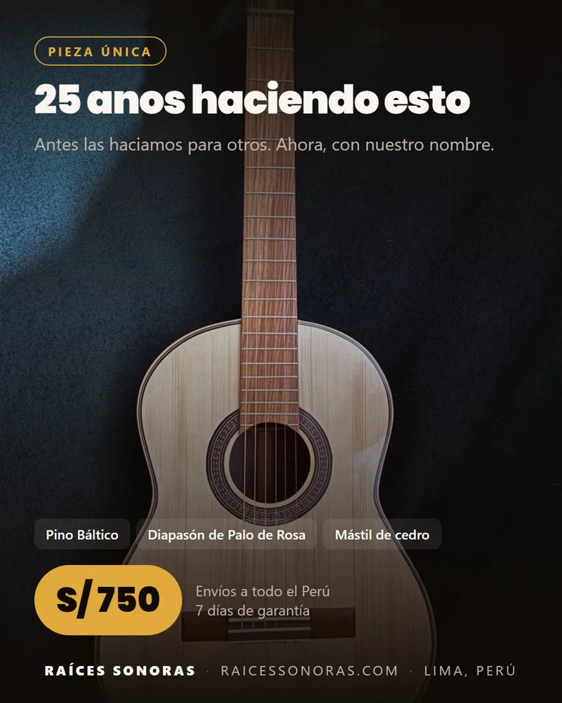 Pieza 5 de la campaña de Raíces Sonoras