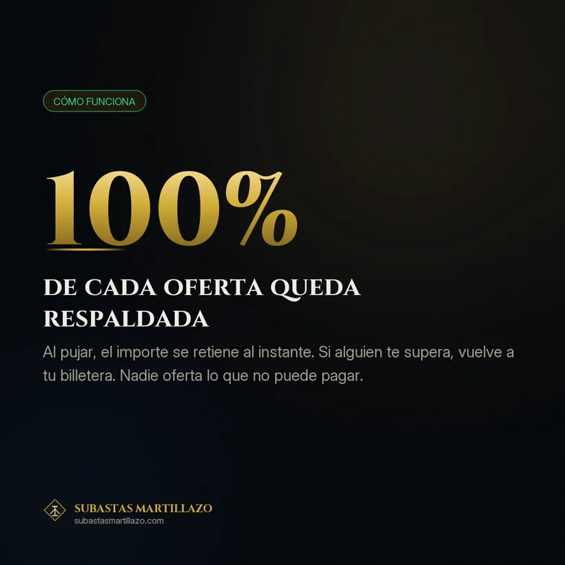 Pieza 3 de la campaña de Subastas Martillazo